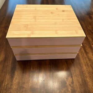 3 jewelry or storage boxes